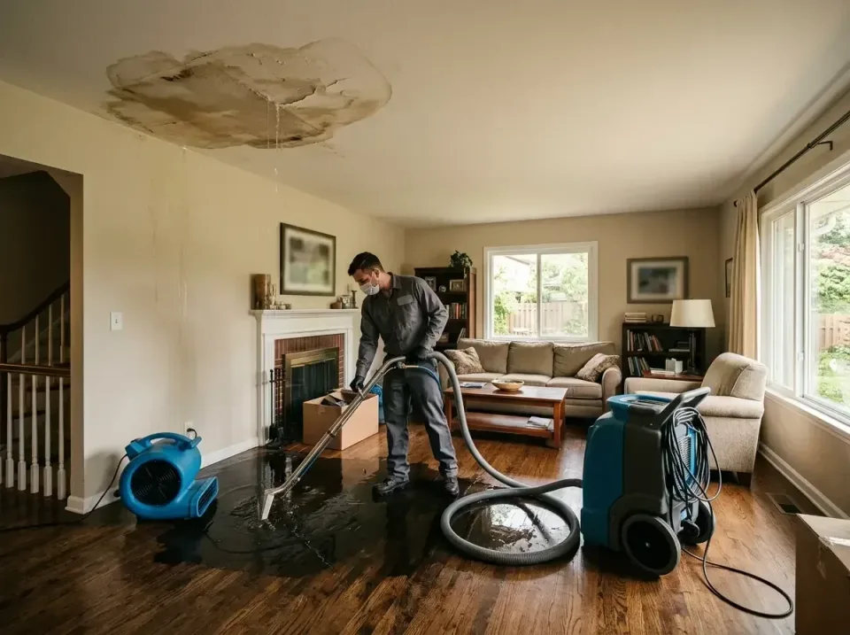 attic-pipe-burst-ceiling-drip-008 — frequently asked questions, Water Damage Restoration & Carpet Care in Le Center, MN